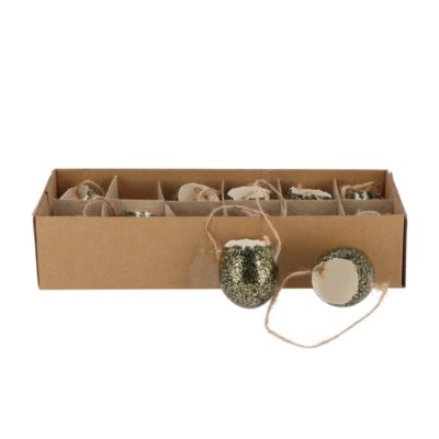 Daan kromhout eieren met touw zwart 5 cm 12 stuks | 10 stuks