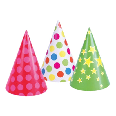Cappello da festa Amscan carta 16 cm 3 assortiti | 100 pezzi