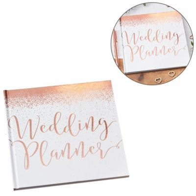 Ginger ray wedding planner boekje roségoudkleurig 21 cm | 20 stuks