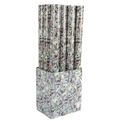 Cañón de confeti dólar 58 cm | 12 piezas