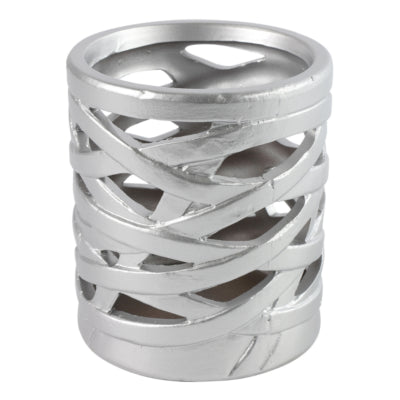 Portacandela Countryfield redmon m color argento 12,5 cm | 12 pezzi
