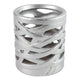 Portacandela Countryfield redmon m color argento 12,5 cm | 12 pezzi