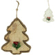 Hanger kerstboom 19,5 cm 2 assorti | 24 stuks