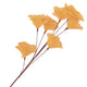 Daan rama artificial de madera curvada flores de plumas naranja 95 cm | 12 piezas