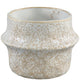 Ptmd bloempot ivery keramiek crème 15 cm | 12 stuks