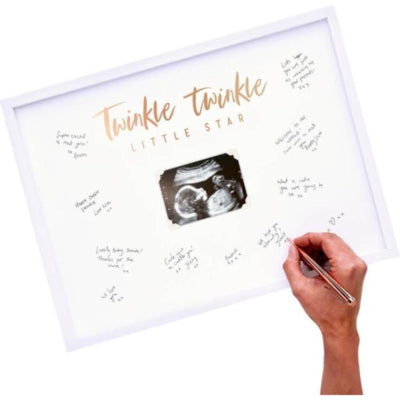 Libro de visitas baby shower Ginger ray 44 cm | 5 piezas