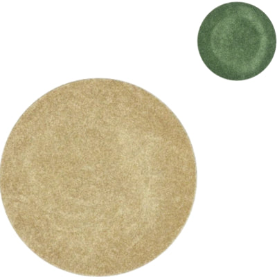 Plato decorativo melamina brillo verde dorado 28 cm 2 surtidos | 18 piezas