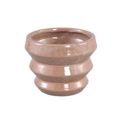 Ptmd flower pot tims xs brown 8 cm | 18 piezas