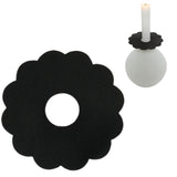 Stjernsund anello per candela loua fiore nero opaco 9,3 cm | 48 pezzi - afbeelding 1