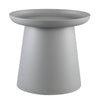 Mesa auxiliar Ptmd nicca gris 50 cm | 2 piezas
