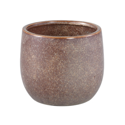 Vaso da fiori Ptmd Freja s marrone 13 cm | 12 pezzi