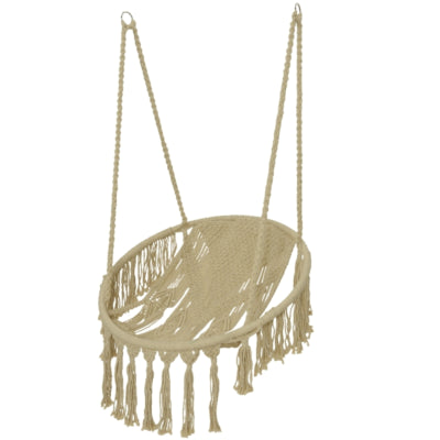 (r) silla colgante exterior color arena 130 cm | 2 piezas