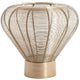 Light Living Light e portacandela Living Mealynn color oro 33 cm | 2 pezzi