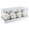 J-line Colgante navideño Papá Noel LED con batería 17 cm | 16 piezas