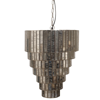 Lampada a sospensione Ptmd ceylin color argento 51 cm | 2 pezzi