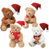 Ngk hanger kerst teddybeer 10 cm 4 assorti | 36 stuks