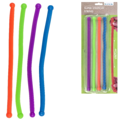 Corda antistress super elastica 27 cm set da 4 | 24 pezzi