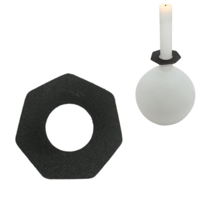 Anello per candela Stjernsund loua nero opaco 5,5 cm | 48 pezzi