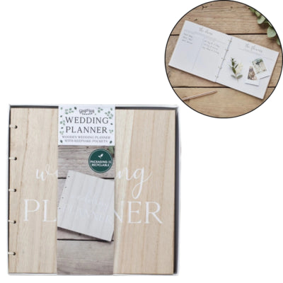 Ginger ray weddingplanner hout 20,5 cm | 10 stuks