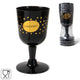 Bicchieri da vino Senza color oro nero 140 ml 4 pezzi | 24 pezzi