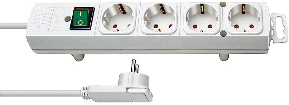 Brennenstuhl comfort line plus stekkerdoos 4-voudig stekkerdoos (wit, 2 meter)