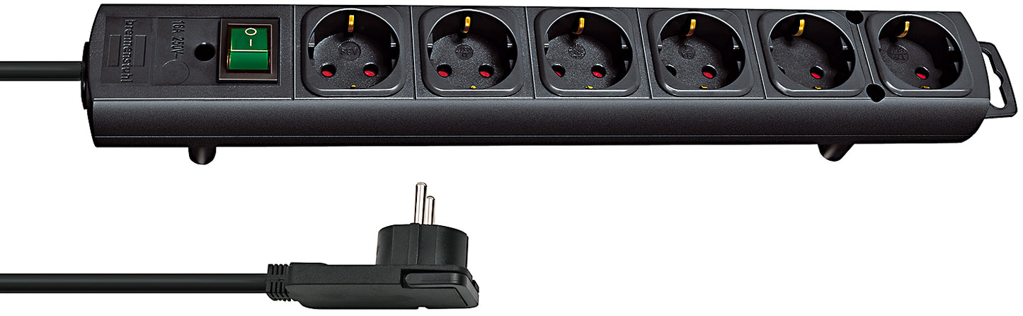 Brennenstuhl Comfort-Line Plus, enchufe de 6 veces