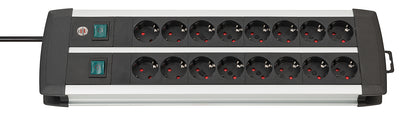 Brennenstuhl Premium-Alu-Alu-Line Spring Box Duo 16-Lighi