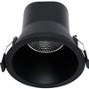 Enzo profolux led downlighter zwart reflector 6w 3000k dimbaar - led2460