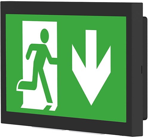 Illuminazione di emergenza Profolux LED 3W a plafone IP40 nera - 5021725