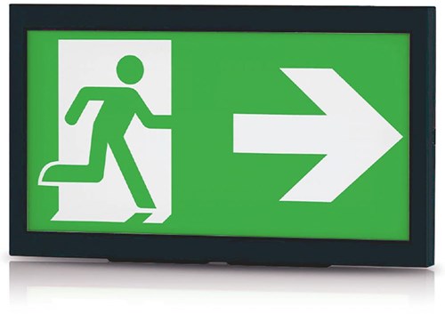 Illuminazione di emergenza Profolux LED 3W a plafone IP40 nera - 5021725