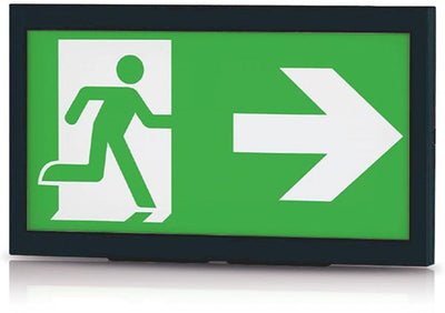 Illuminazione di emergenza Profolux LED 3W a plafone IP40 nera - 5021725