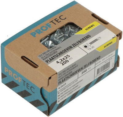 Proftec plaatschr. zelfborend vz pk din7504p torx tx20 4.2x13 | 200 stuks - 5251.01.28520