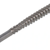 Proftec vite per legno da giardino acciaio inox-410 lk testa nera + punta tagliente torx tx20 ​​​​4.0x35 24 | 200 pezzi - 5207.31.25405