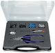 Gama de casquillos Promat tecwerk | 502 piezas 0,50-4,00 mm² | alicates para probador de fases | estuche surtido - 4000810404