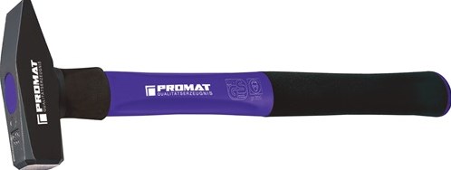 Martillo de banco Promat tecwerk | 300 g longitud del tallo 300 mm | Mango de 3 componentes | con funda protectora de acero - 4000811011