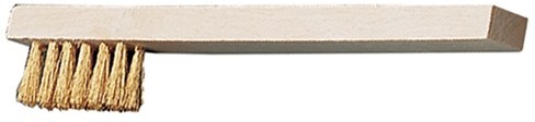 Spazzola per candele Promat tecwerk | lunghezza 150mm| Ottone da 0,2 mm | 3 file - 4000841023