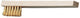 Spazzola per candele Promat tecwerk | lunghezza 150mm| Ottone da 0,2 mm | 3 file - 4000841023