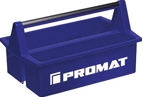 Caja portaherramientas Promat tecwerk | Lxw420xh120 mm 2 compartimentos | plastico - 4000871304