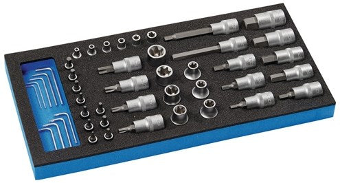 Modulo strumento Promat tecwerk | 46 pezzi 1 3 moduli | chiave a bussola - 4000871250