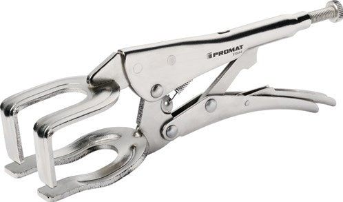 Pinza per saldatura Promat tecwerk | lunghezza totale 280mm apertura alare max. 50 mm - 4000810644