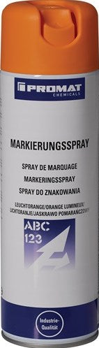 Spray per marcatura Promat tecwerk | luminoso | arancione | 500ml| bomboletta spray - 4000354085
