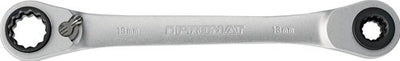 Promat tecwerk Chiave polifunzionale a cricchetto | 4 in 1 | 10 13 17 19mm| 12kt. lunghezza 220mm| numero di denti 72 - 4000821481