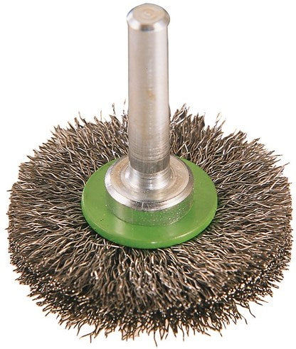 Cepillo redondo Promat tecwerk | d. 60 mm de espesor del alambre 0,2 mm | acero inoxidable 18mm | 15000 min-¹ - 4000841126