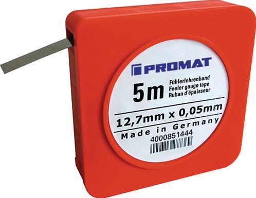 Nastro spessimetro Promat tecwerk | spessore 0,10mm | lunghezza 5 mt larghezza 12,7 mm - 4000851449
