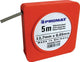 Nastro spessimetro Promat tecwerk | spessore 0,20mm| lunghezza 5 mt larghezza 12,7 mm - 4000851451