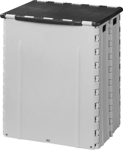 Waste Bin plegable 35 litros 25 x 31 x 38 cm de negro gris