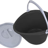 Proplus portatile WC 7 litri di altezza del sedile 37 cm grigio