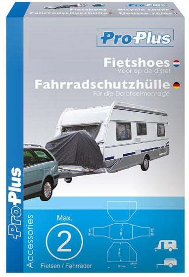 Proplus Bicycle Cover XL Gray Dark, Water -Repelente de poliéster, 187x103x125cm