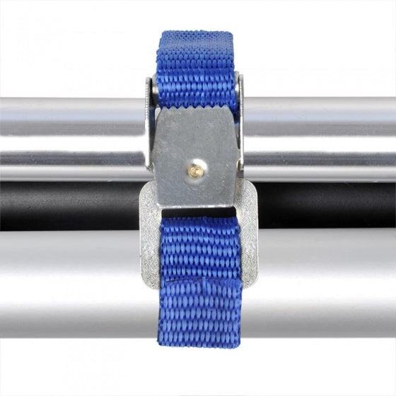 Proplus correas para bicicletas con hebilla de metal 40 cm azul 4 piezas