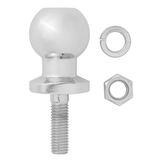 Proplus trekhaakkogel 50 mm recht staal m16 x 55 mm zilver